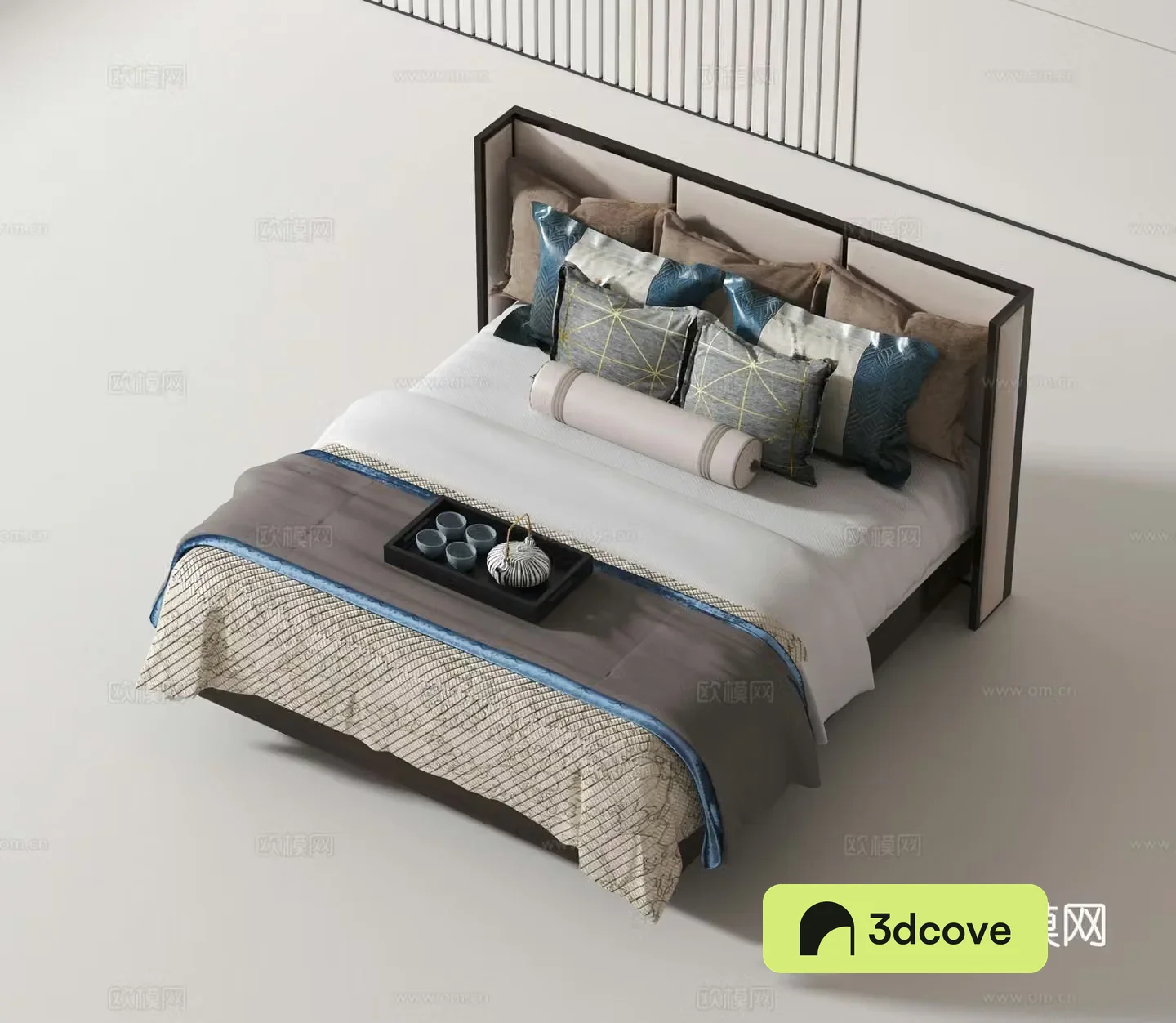 New Chinese style double bed
