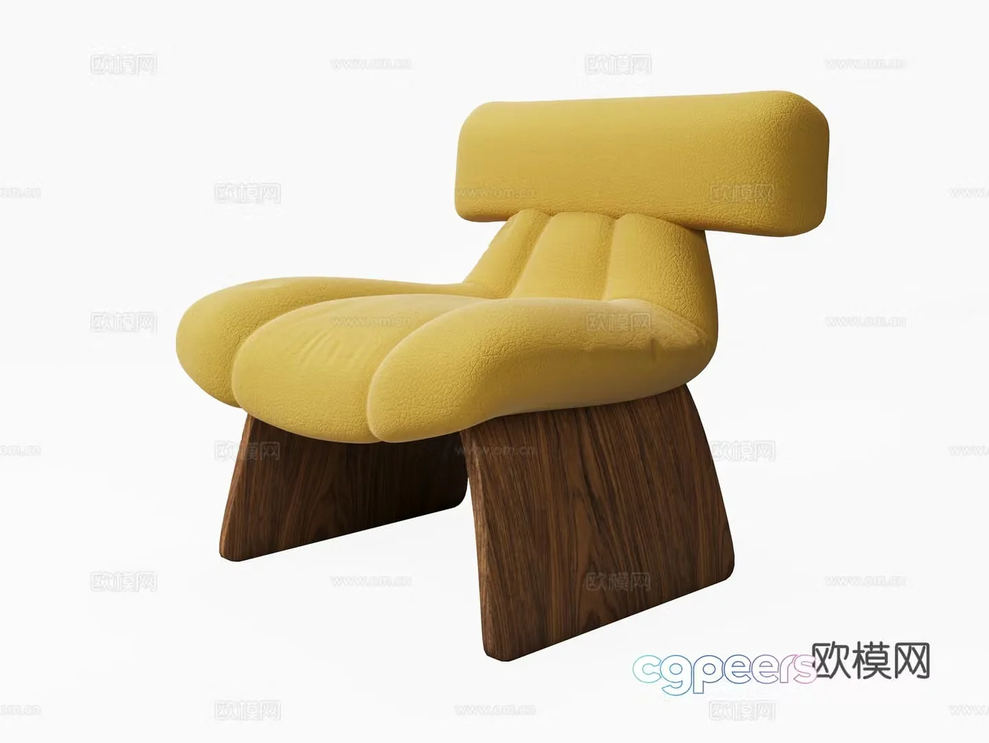 Single sofa 3d model