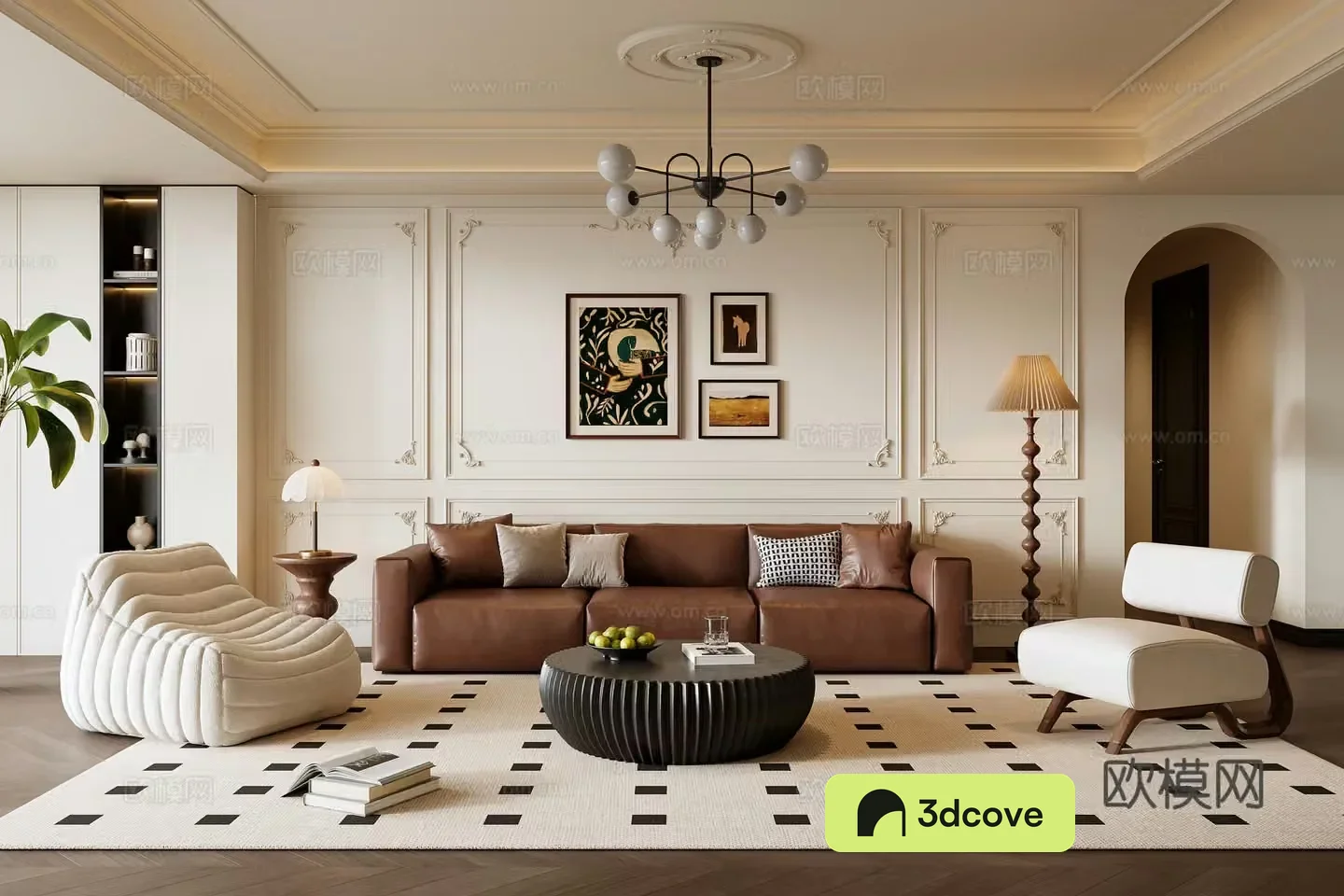 French living room