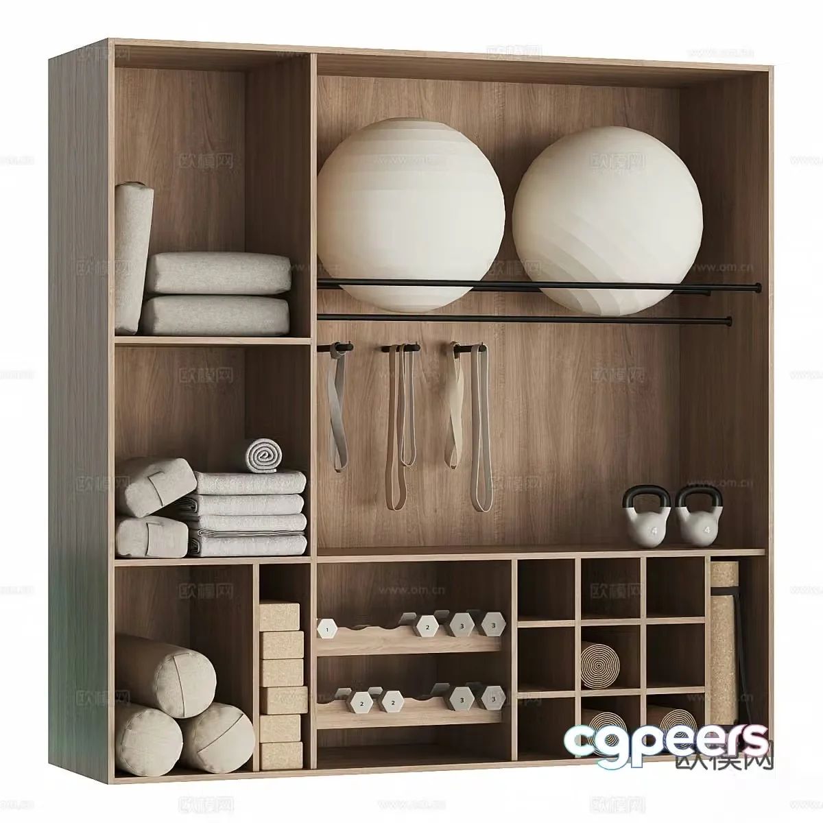 Decorative cabinet 3d model