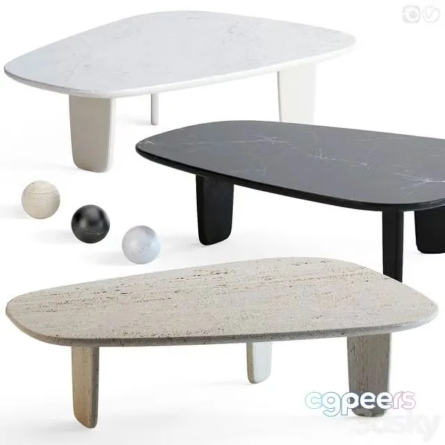 3ds Max Free – Coffee table Dolmena AM.PM