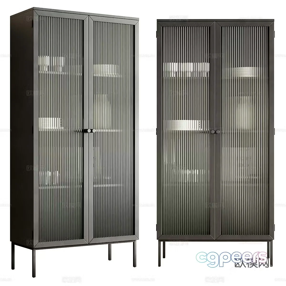 Modern Italian minimalist sideboard 3D model