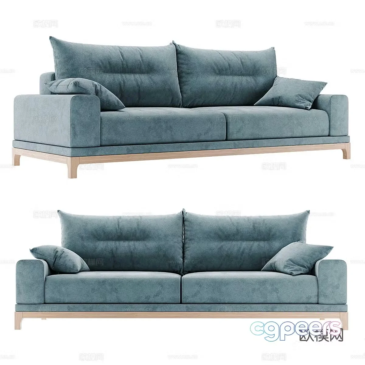 Multiplayer sofa 3d model