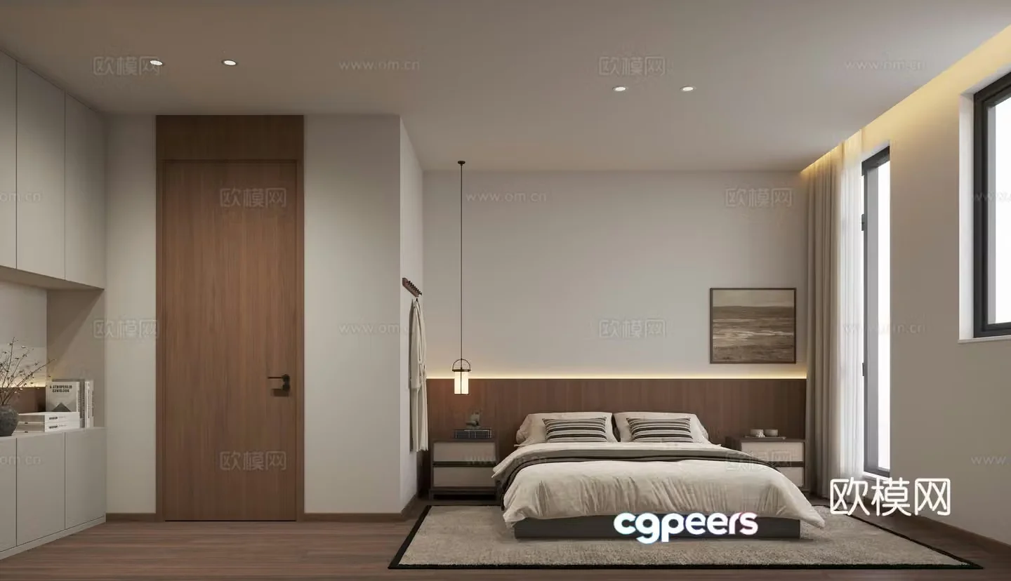 Middle-aged Elder Room 3D Model