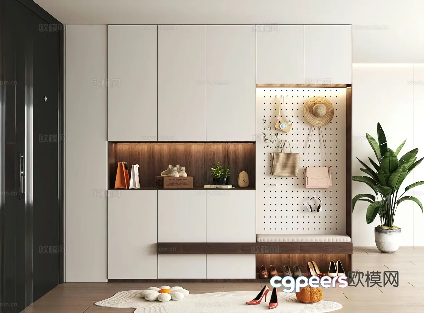 Shoe cabinet design shoe cabinet partition shoe cabinet porch shoe cabinet home shoe cabinet 3D model