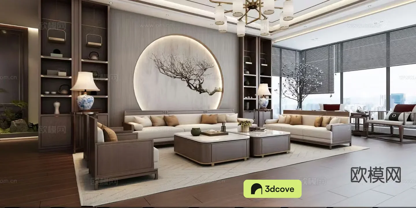 New Chinese style living room