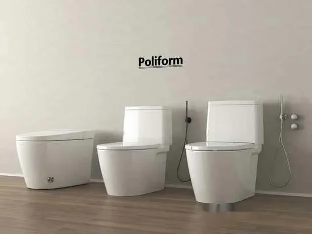Three White Toilets 3D Model – 16525 – VRAY Render