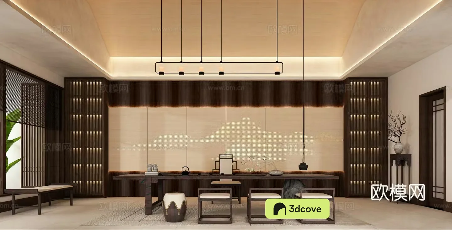 Song style Zen tea room
