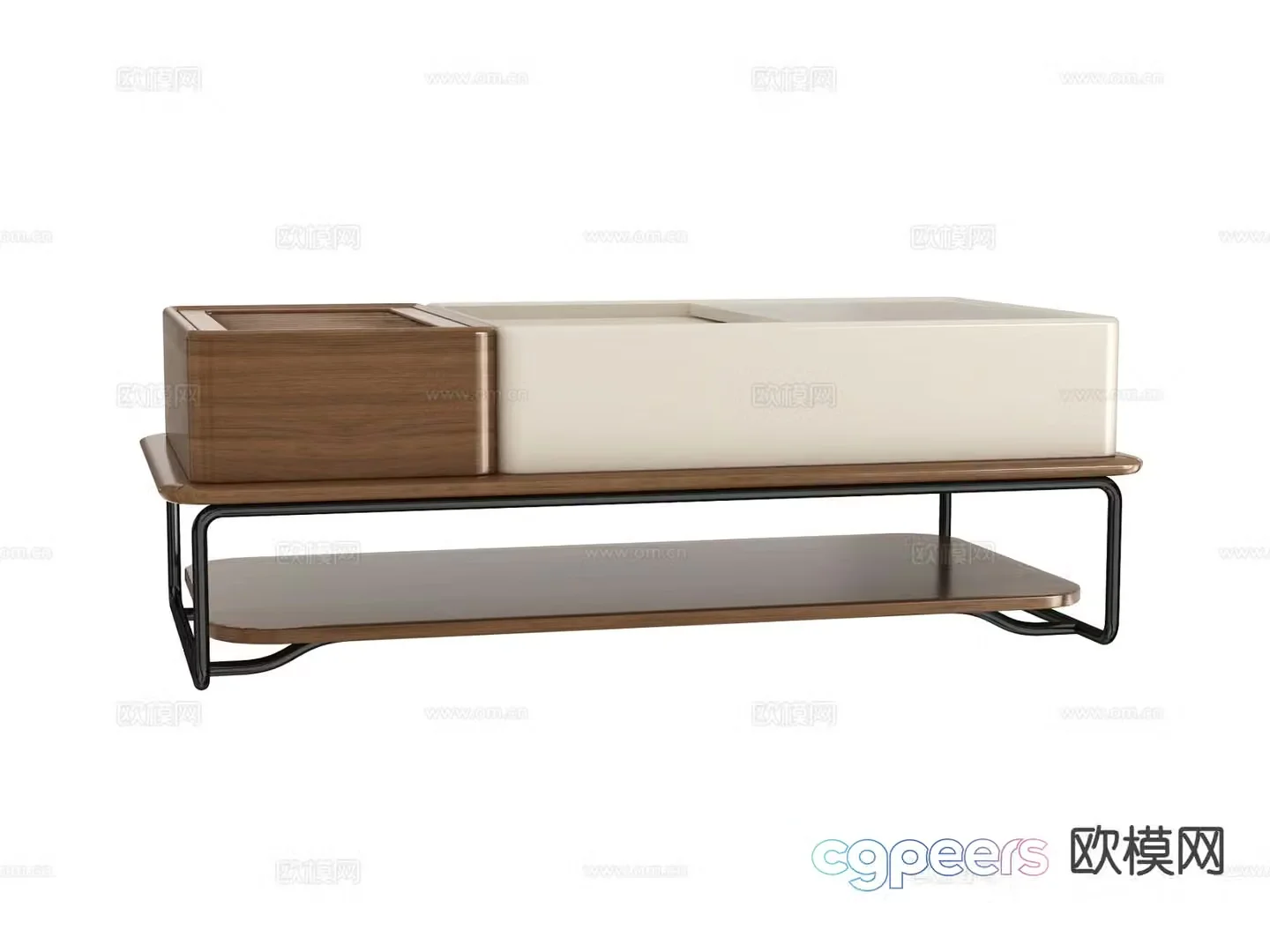 Modern coffee table 3d model