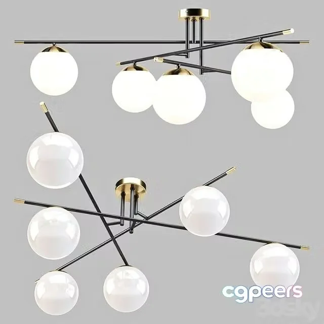 3ds Max Free – Maytoni Nostalgia (MOD048CL-06G) – Ceiling Lamp