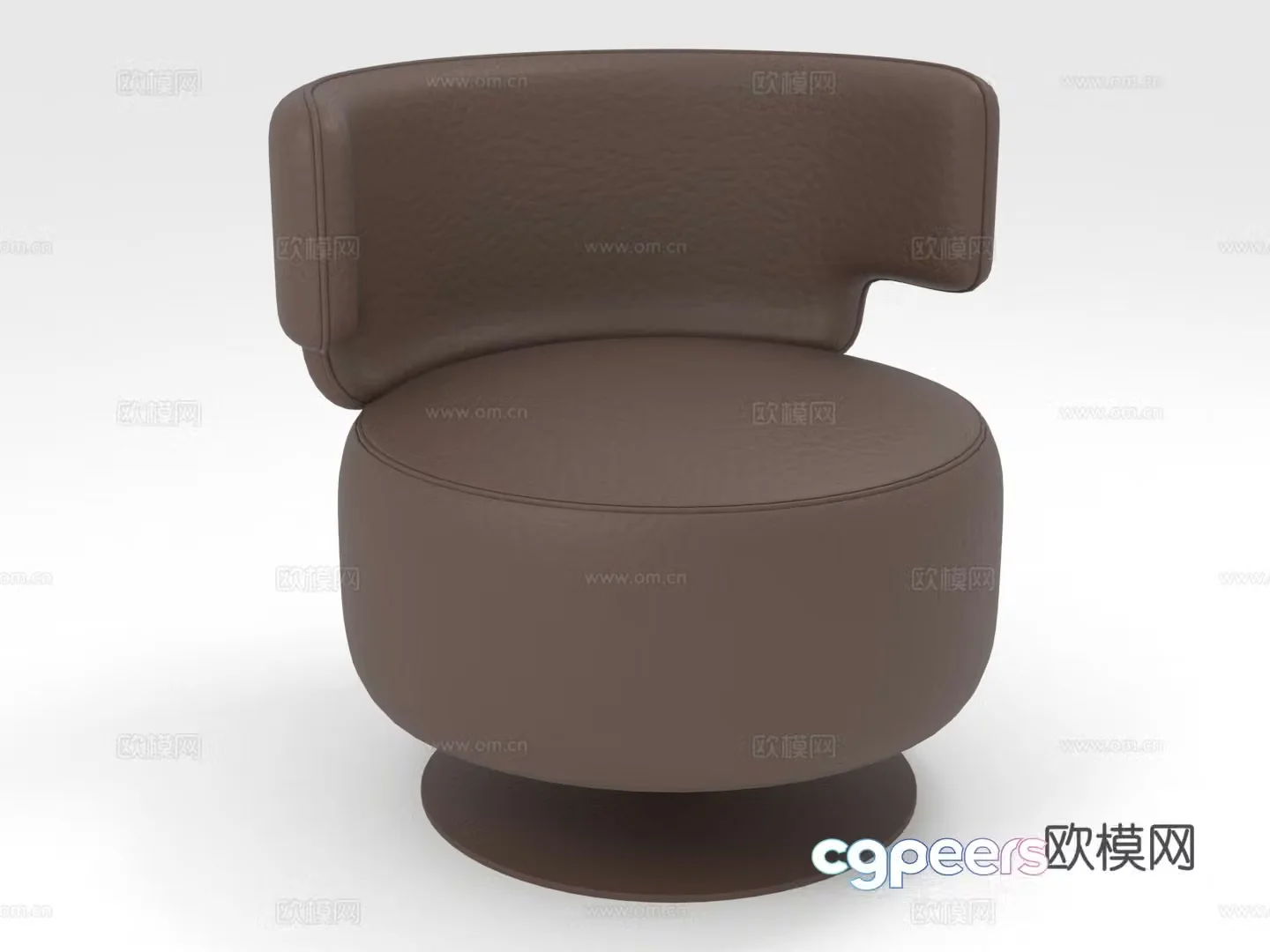 Leisure chair sofa chair swivel chair chair seat 3d model