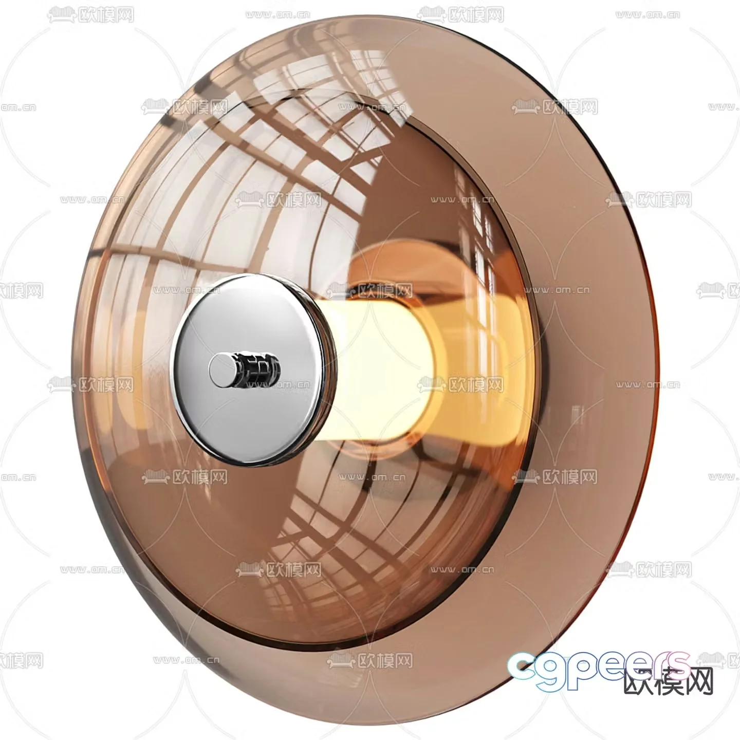 Light luxury wall lamp 3D model
