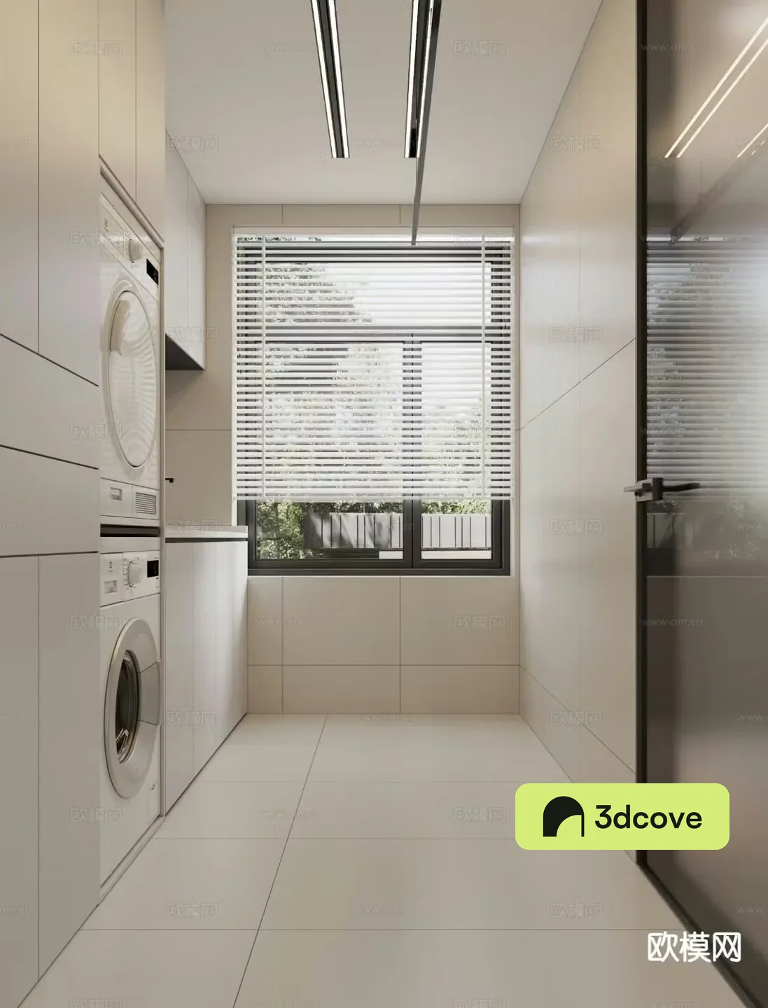 Modern laundry room
