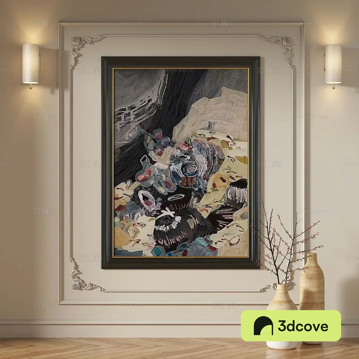 French hanging paintings retro oil paintings European murals classical decorative paintings abstract paintings decorative paintings