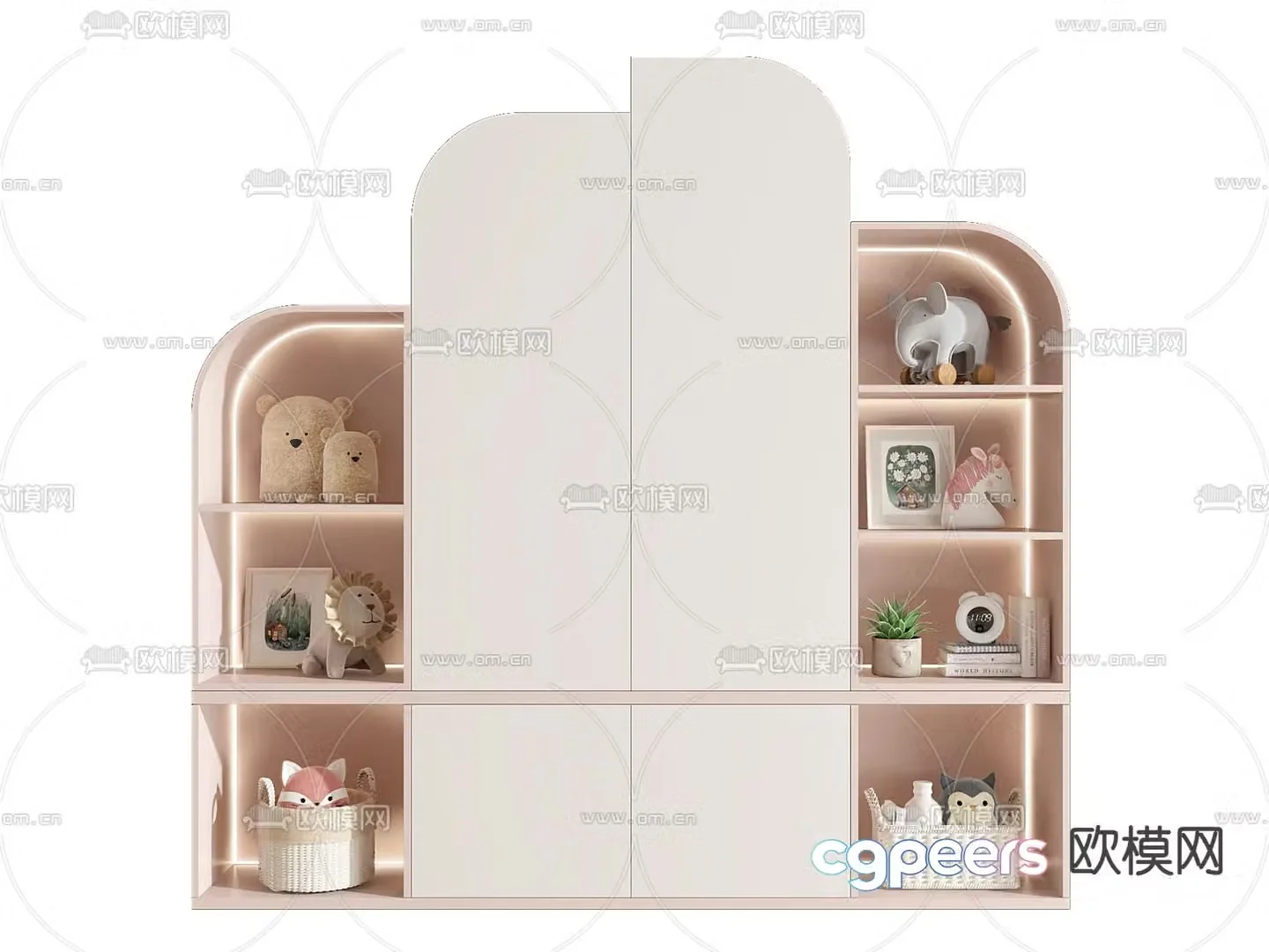 Children’s toy cabinet 3d model