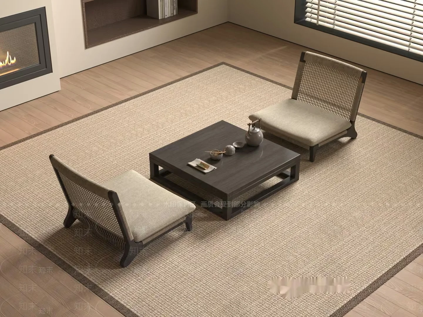 Japanese Room 3D Model – 11558 – VRAY Render