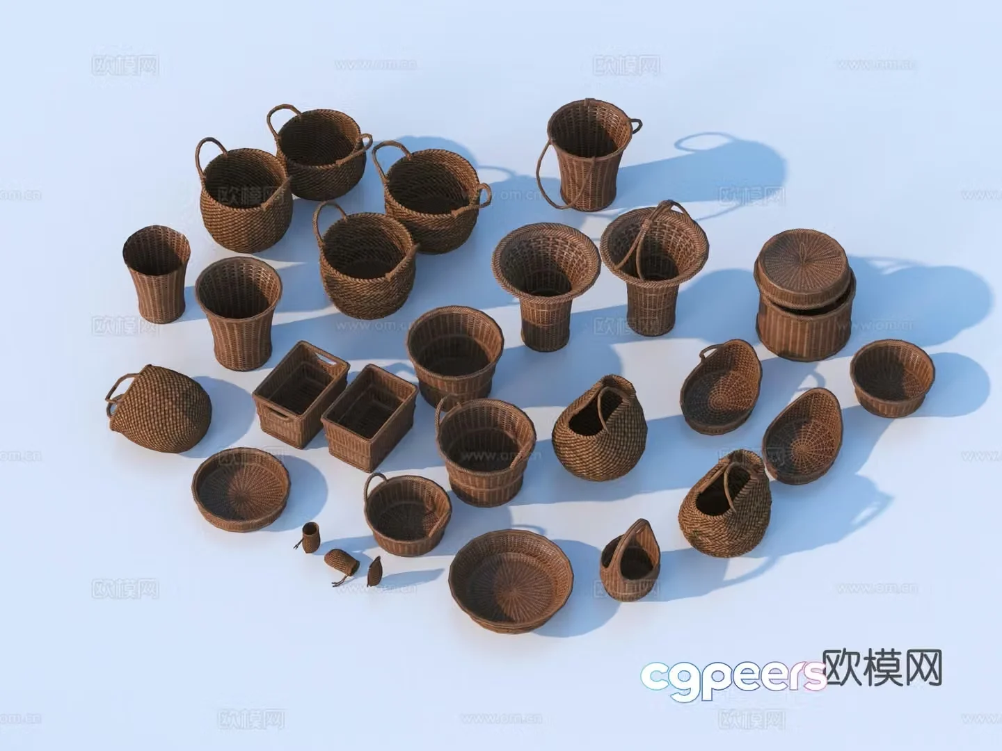 Vegetable basket Vegetable basket Storage basket Vinegar basket 3D model