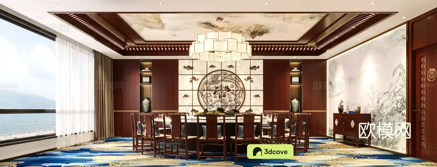 Chinese restaurant private room box