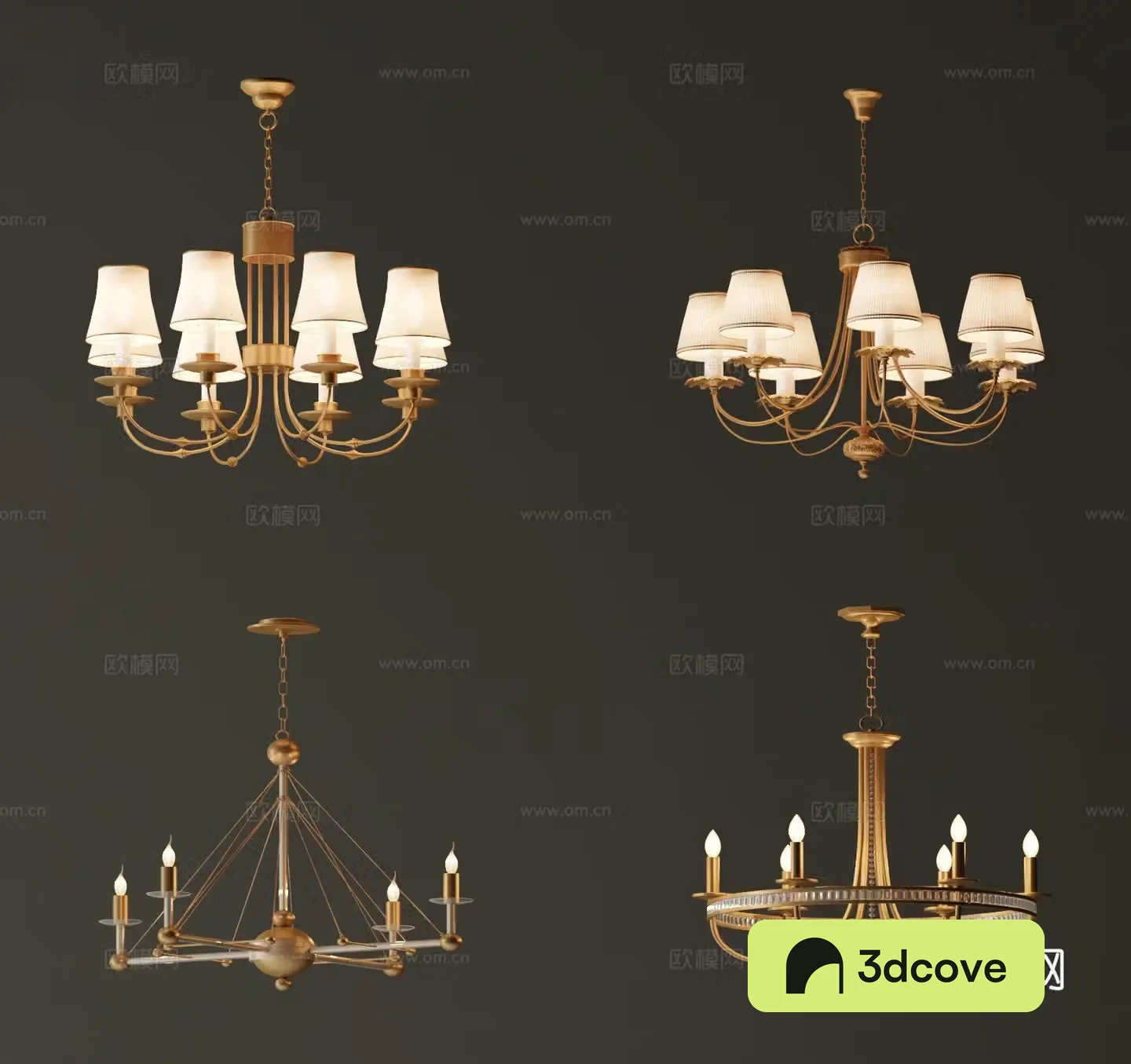 American chandelier decorative lamp