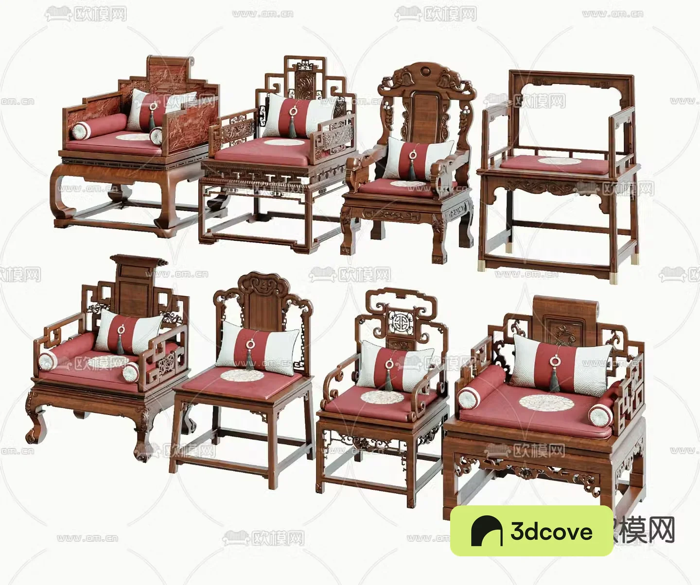 New Chinese style chair Taishi chair