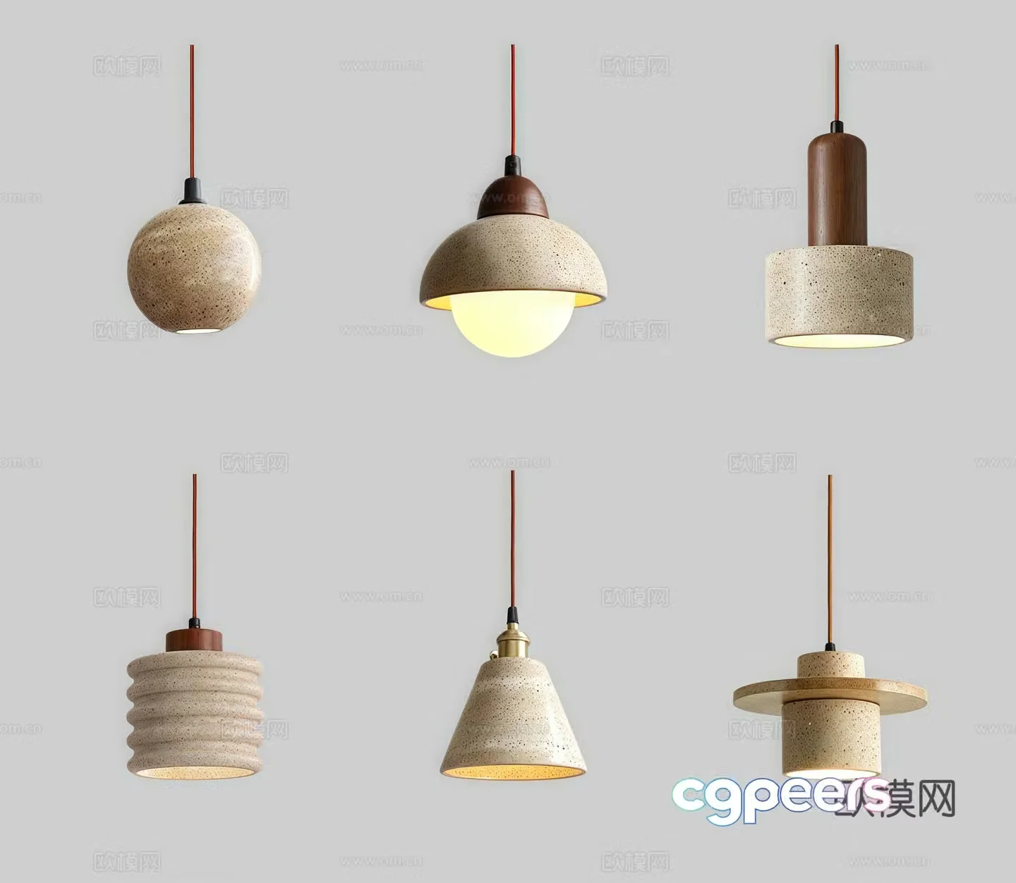 Medium-old small chandeliers restaurant chandeliers bar chandeliers bedside chandeliers 3D model