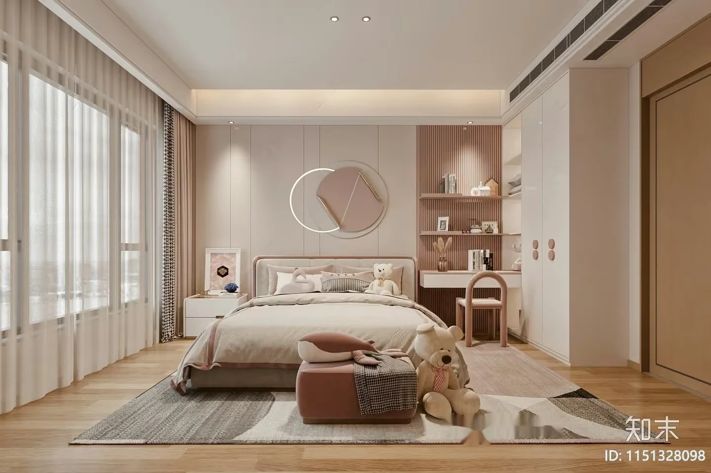 Cozy Bedroom 3D Model – 23037 – CORONA Render