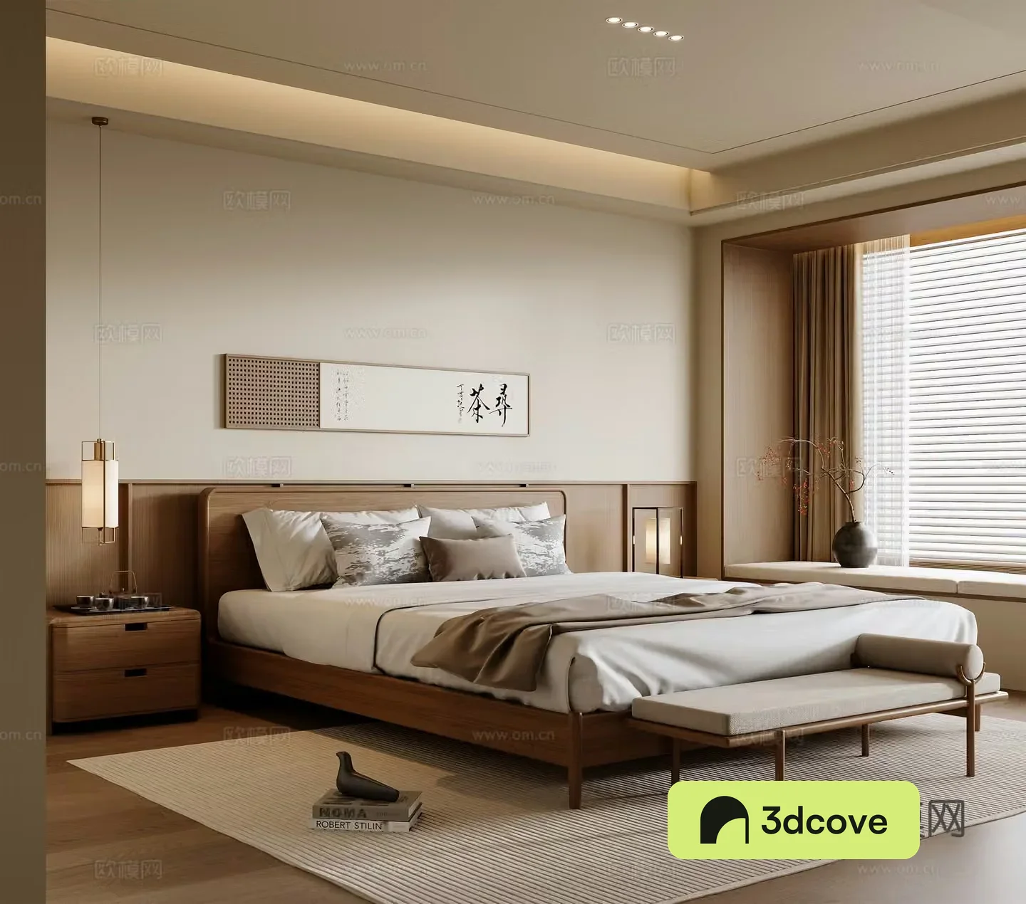 New Chinese style bedroom