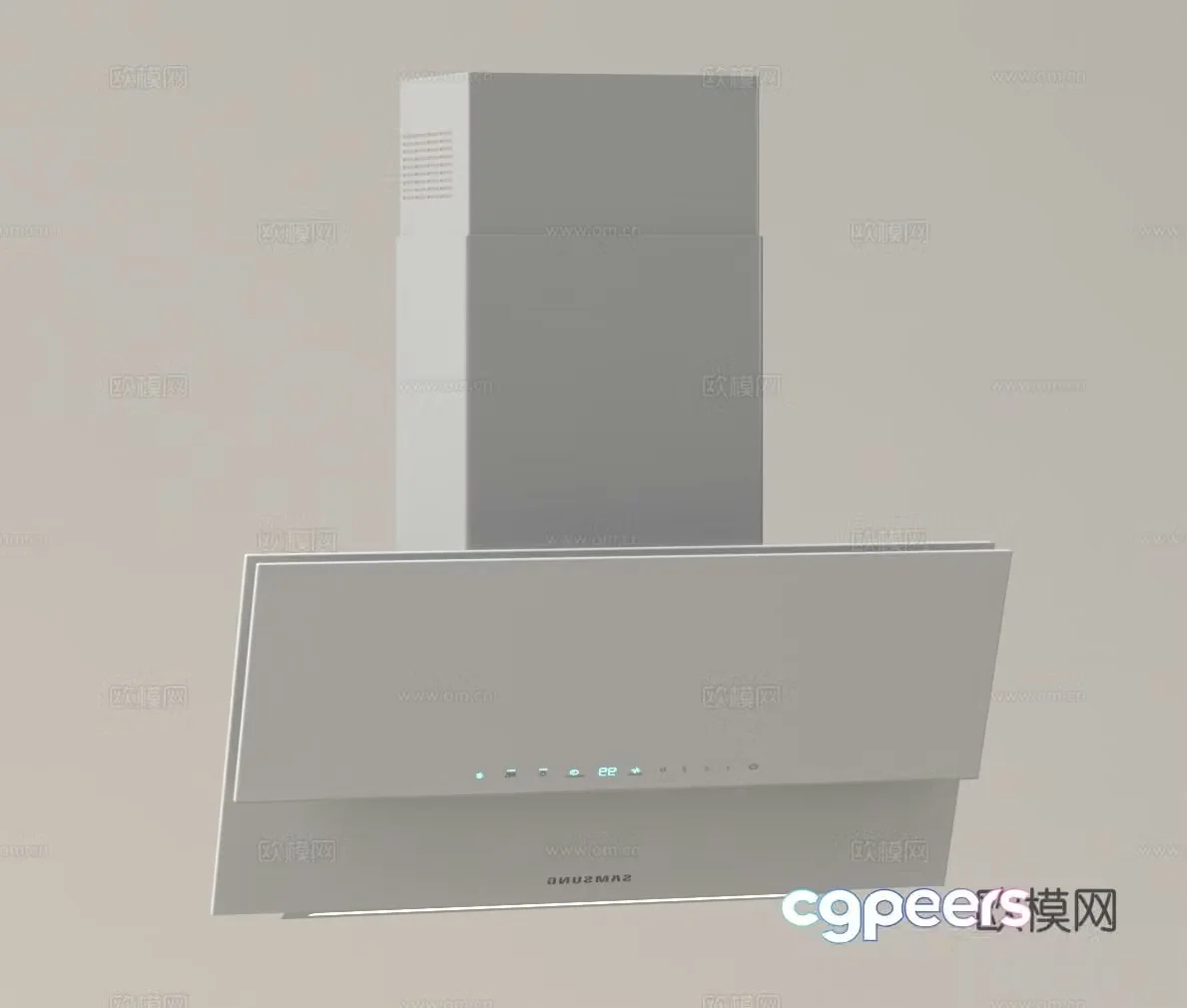 Range hood 3d model