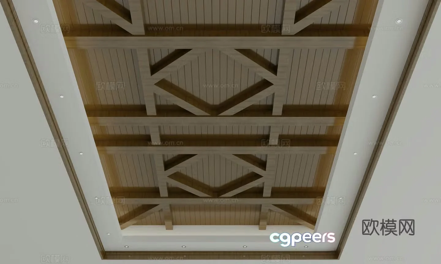 American ceiling 3D model