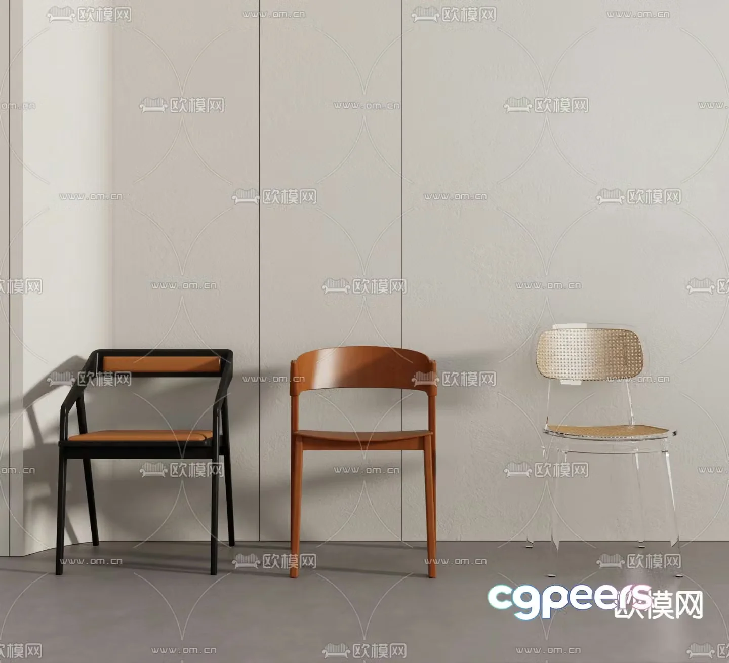 chair dining chair 3d model