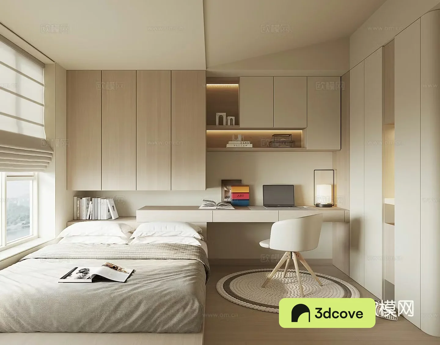 Modern tatami bedroom