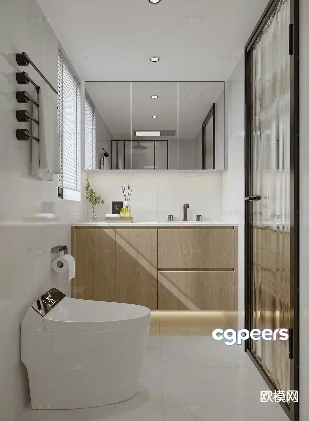 Modern bathroom 3d model