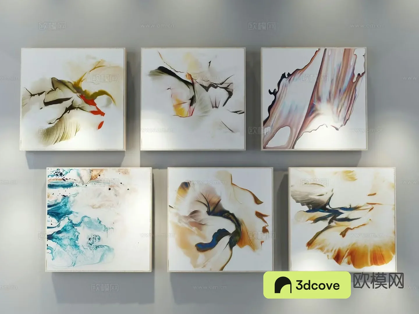 New Chinese style abstract painting decorative painting