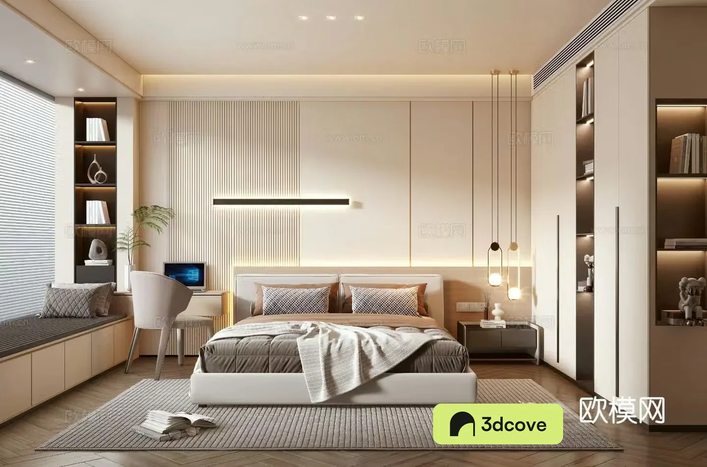 Creamy Bedroom Master Bedroom