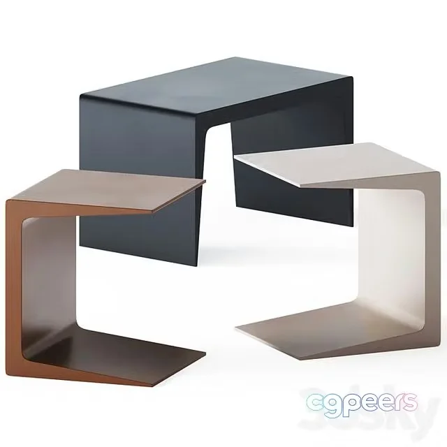 3ds Max Free – Coffee Table Cu by Kristalia