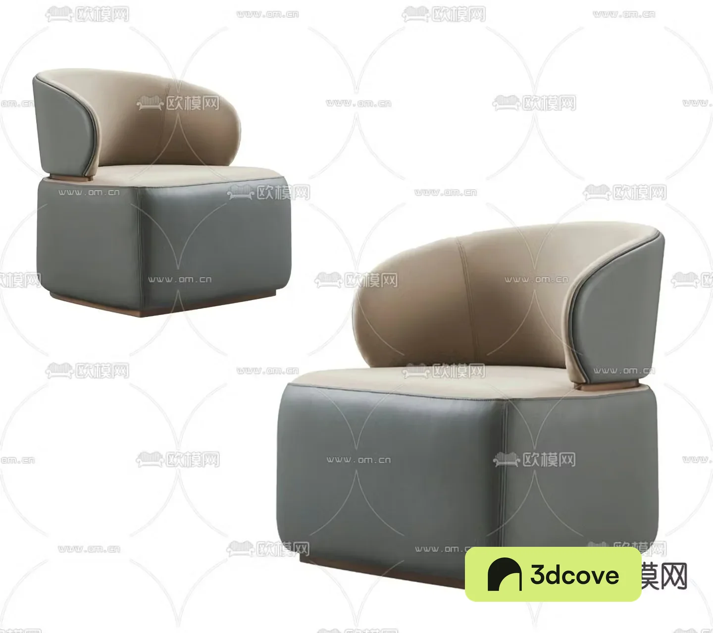 Single sofa leather sofa