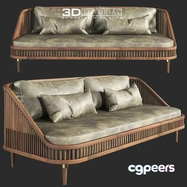 3ds Max Free – KBH Sofa
