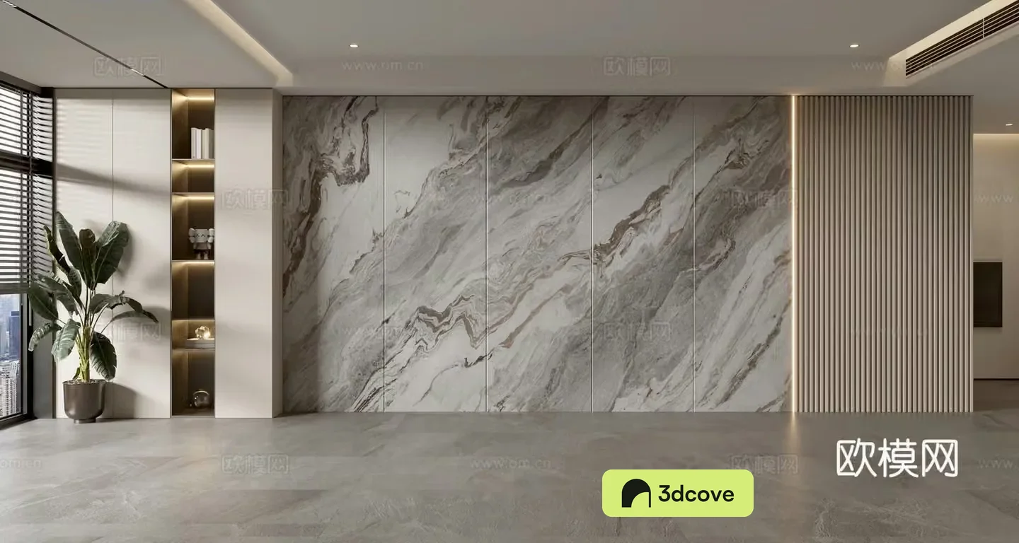 Modern sofa background wall