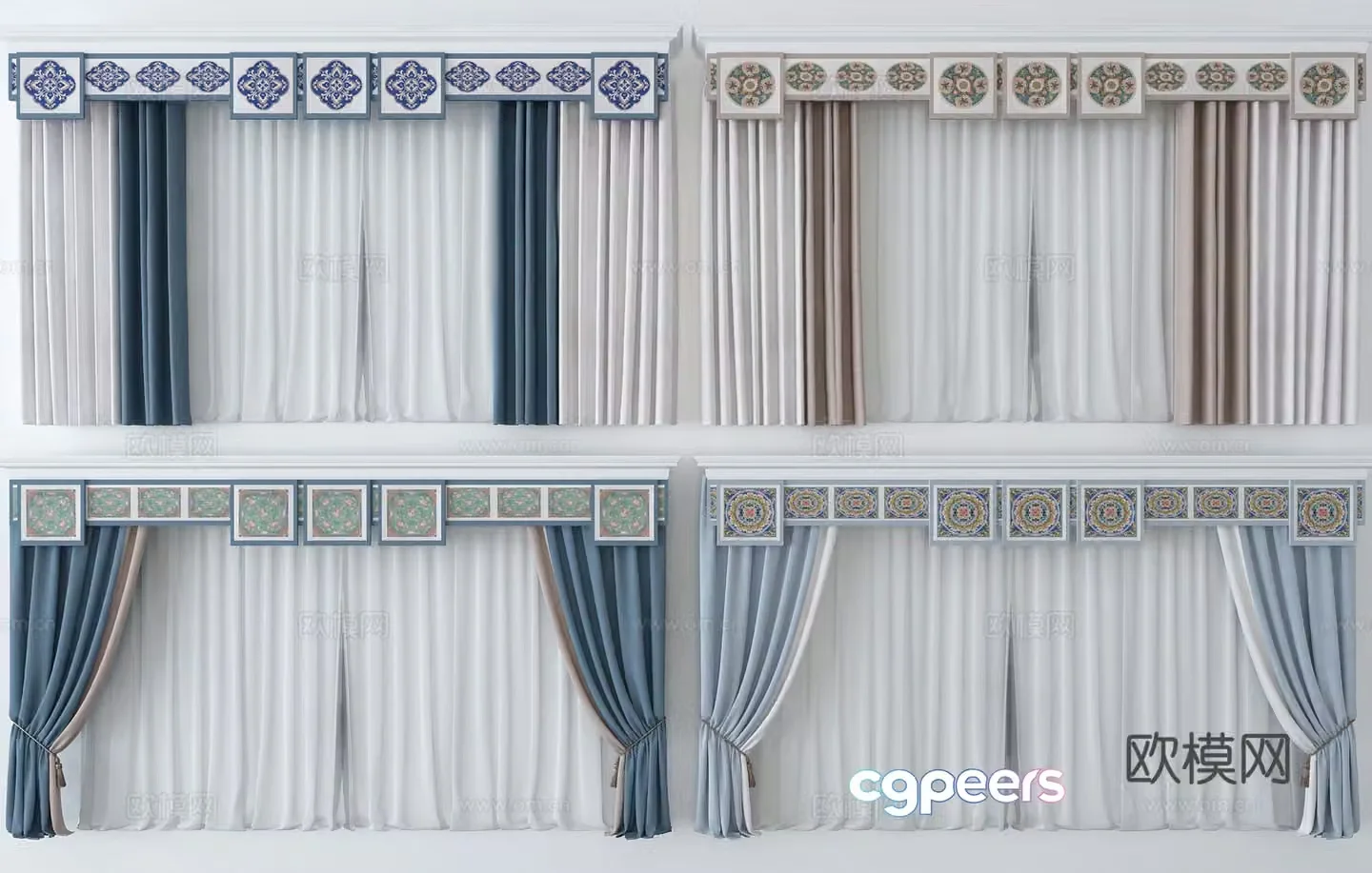 Curtain 3d model