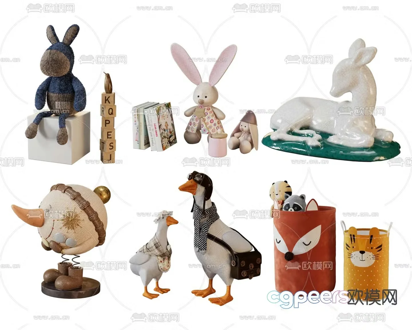 toy figurine doll 3d model