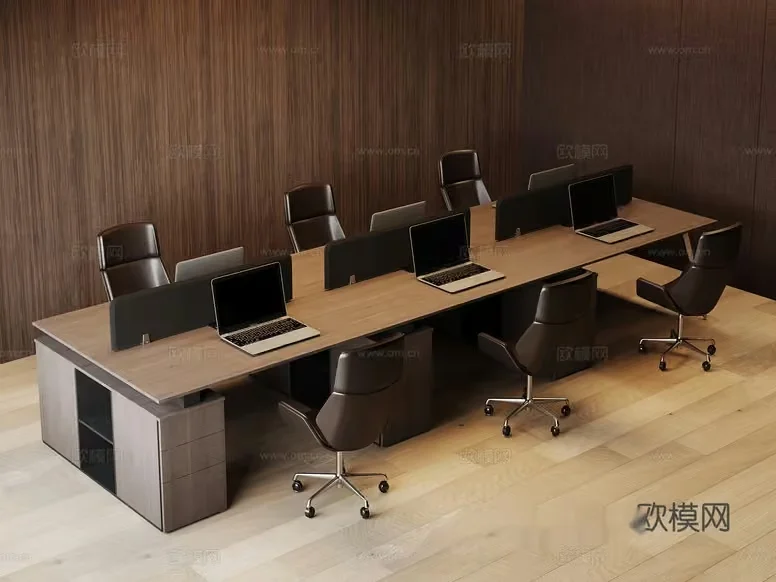 Modern Office Space 3D Model – 11130 – VRAY Render
