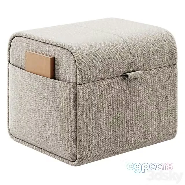 3ds Max Free – Pouf Adley by Domkapa