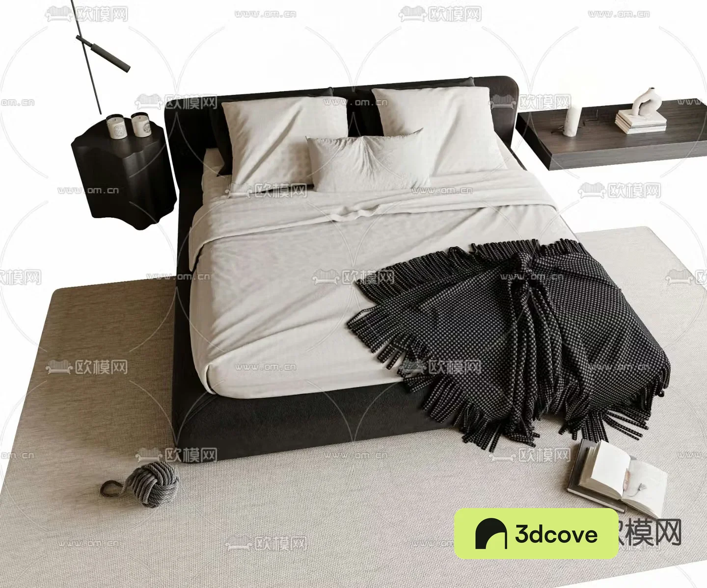 Modern double bed