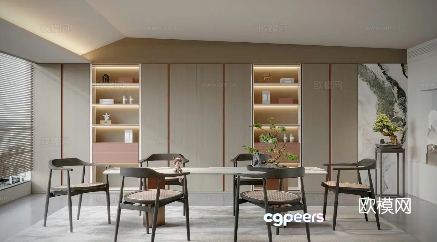 New Chinese restaurant 3D model