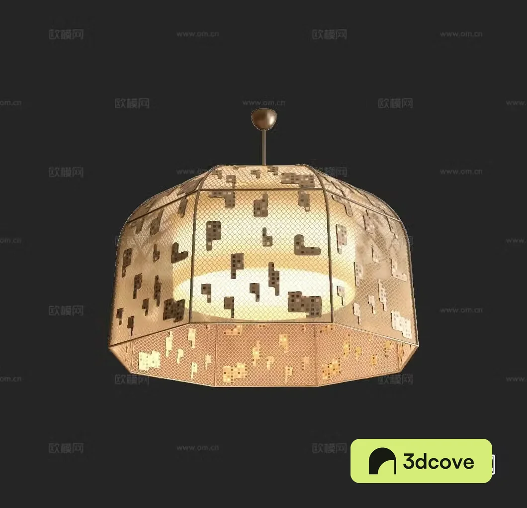 Light luxury hall chandelier