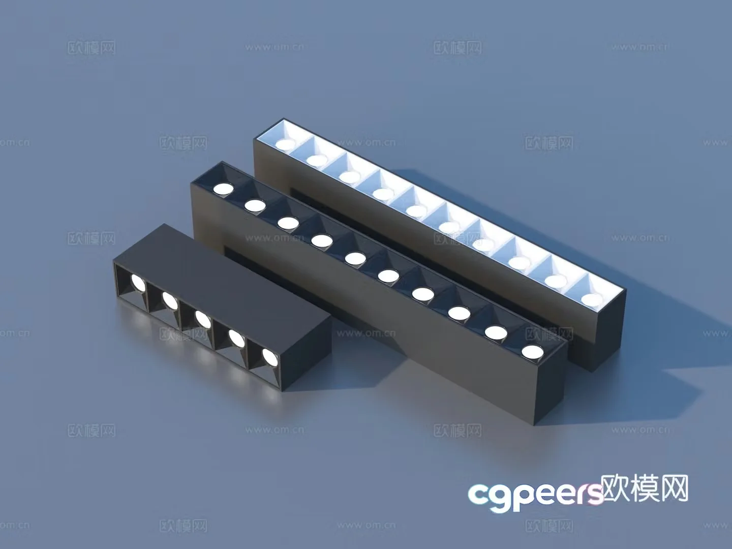 Downlight spotlights surface-mounted downlight 3D model