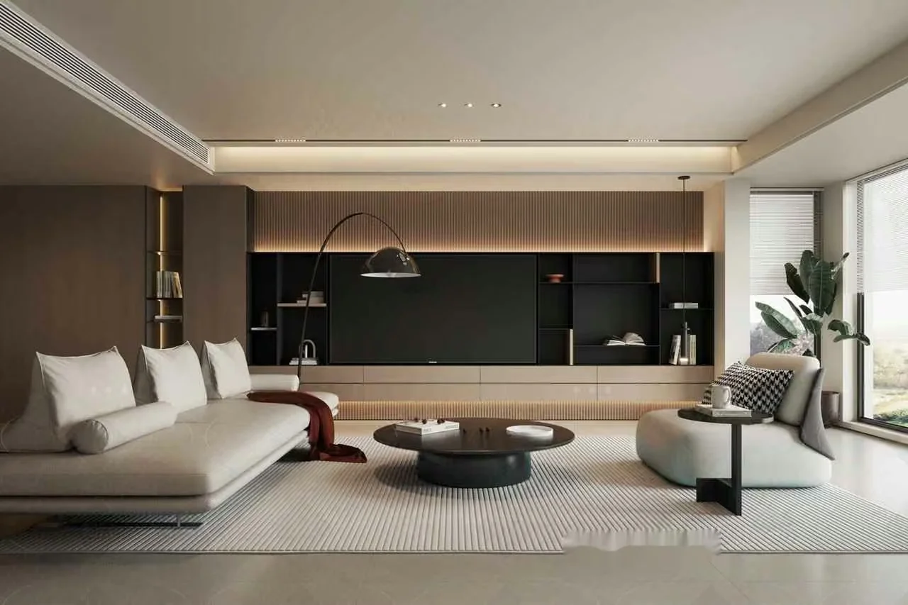 Modern Living Room 3D Model – 19068 – VRAY Render