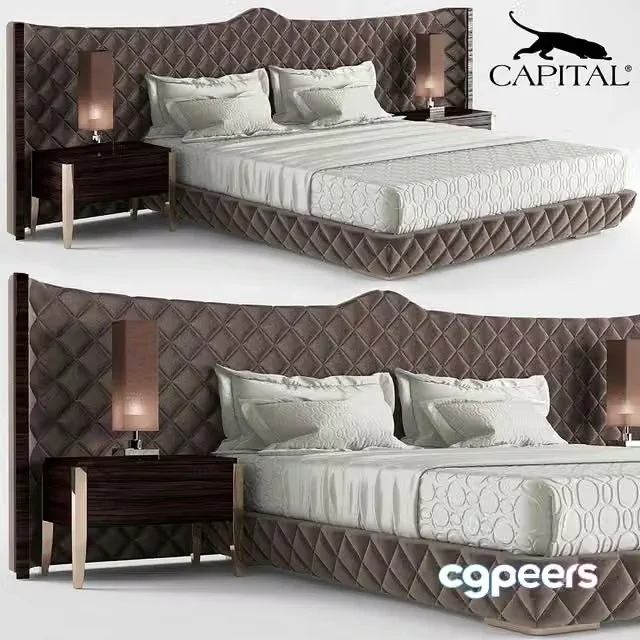 3ds Max Free – Bed capitalcollection DAYTONA