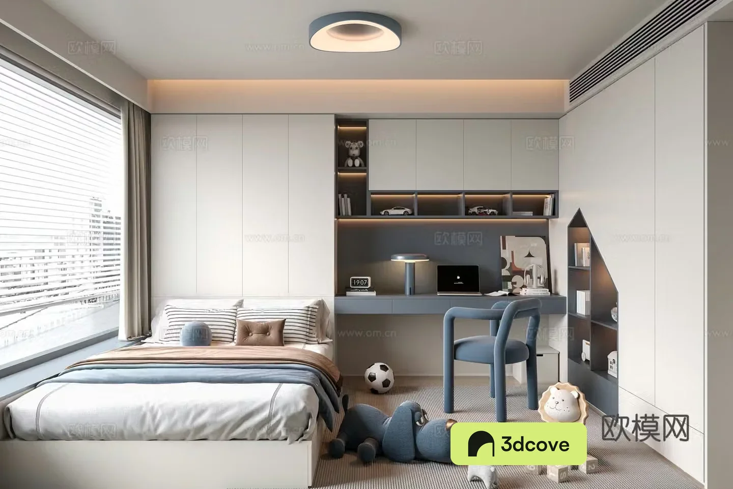 Modern tatami bedroom boy room