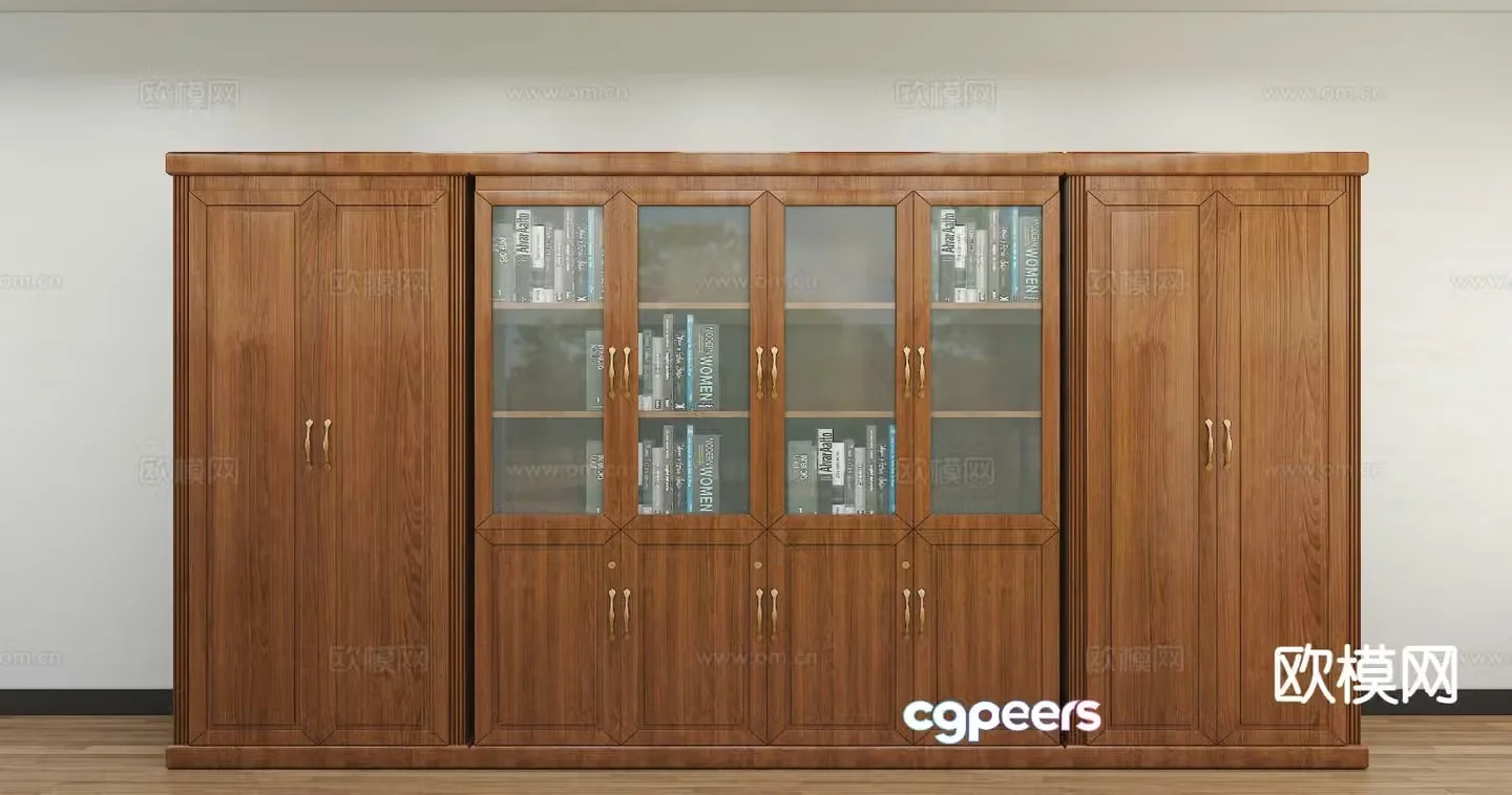 American file cabinet paint file cabinet 3d model